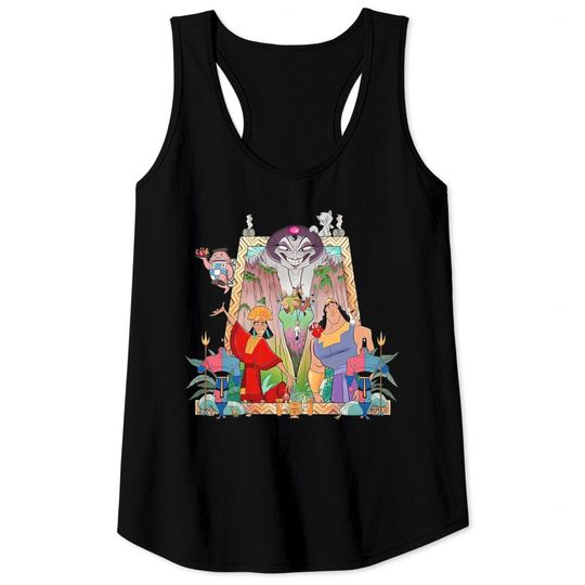 Disney The Emperors New Groove Krock Kuzco Yzma Retro Tank Tops, Disneyland Trip Unisex Tank Tops