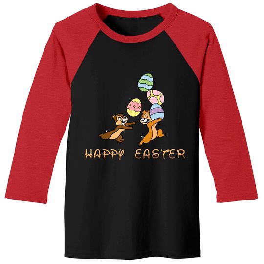 Chip and Dale Easter Baseball Tees, Disney Easter Baseball Tees, Happy Easter Baseball Tees, Disneyworld Family Trip Baseball Tees