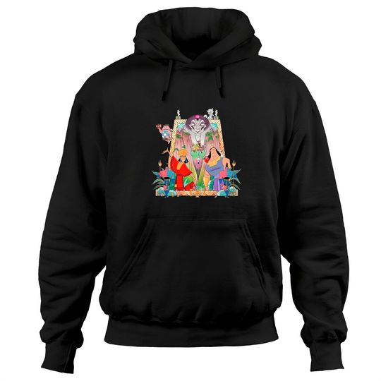 Disney The Emperors New Groove Krock Kuzco Yzma Retro Hoodies, Disneyland Trip Unisex Hoodies