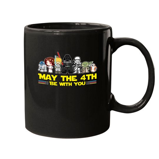 May The 4th Be With You Mugs, Star Wars Mugs, Disney Group Mugs