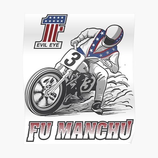 Discover Fu Manchu Poster Premium Matte Vertical Poster