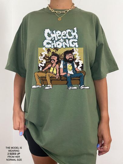 Cheech and Chong Retro Vintage Tee, Cheech and Chong Shirt