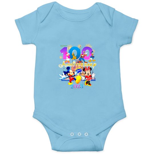 Family Disney Vacation 2023 Onesies, Disneyland 100th Anniversary
