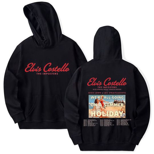 Elvis Costello and The Imposters Spring and Summer 2023 Tour Dates , Spring and Summer Tour Hoodie