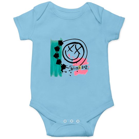 Blink Smile 182 Onesies, Colorful Onesies, World Tour Onesies