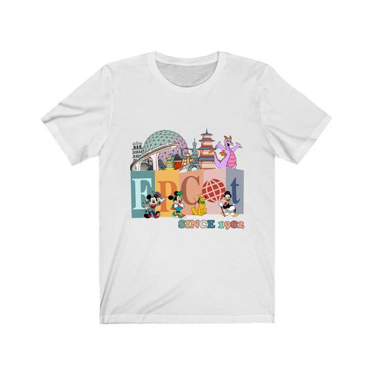 Disney Epcot World Tour 1982 Shirt, Mickey And Friends, Disney Family Shirt, Disney Epcot Shirt, Epcot Center 1982 Shirt