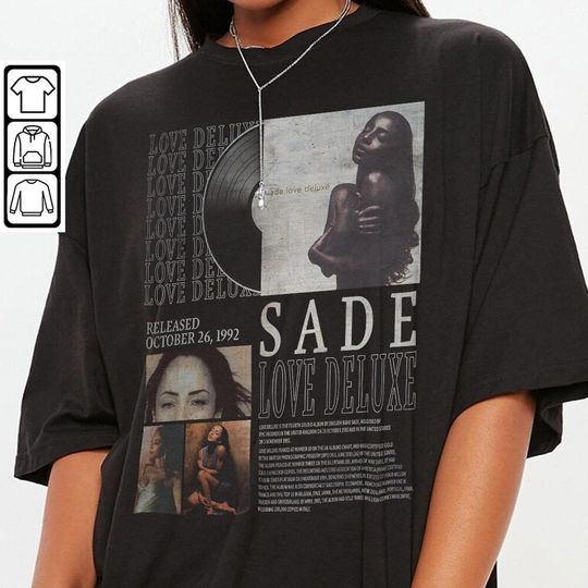 Vintage Bootleg Inspired Tee Sade Love Deluxe Vintage T-Shirt