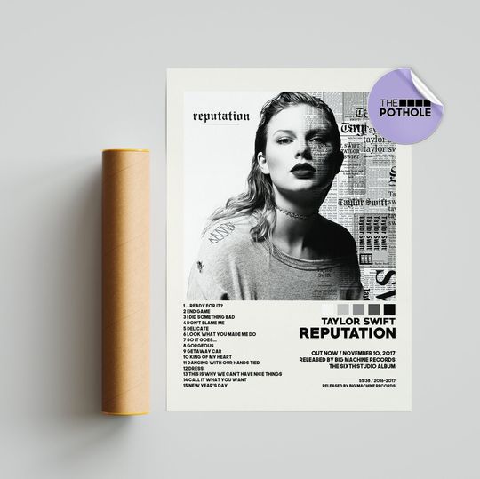 Taylor Posters / Reputation Poster / Album Cover Poster
