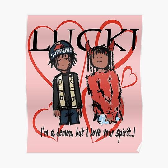LUCKI Freewave love Premium Matte Vertical Poster
