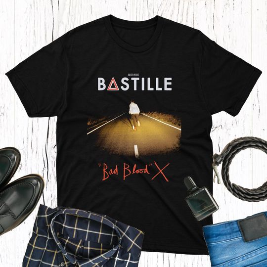 Vintage Bastille 2023 Tour Shirt, Bastille Bad Blood Album Cover Shirt