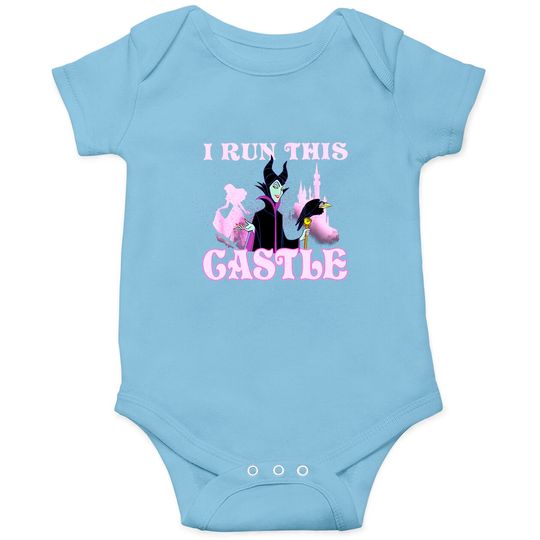 Disney Sleeping Beauty Maleficent I Run This Castle Portrait Onesies