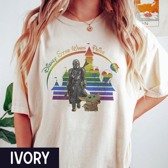 Vintage Disney Star Wars Pride 2023 LGBT, This Is The Way Shirt, The Mandalorian Shirt