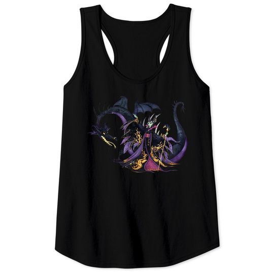 Disney Maleficent Comfort Colors Tank Tops, Disneyworld Tank Tops