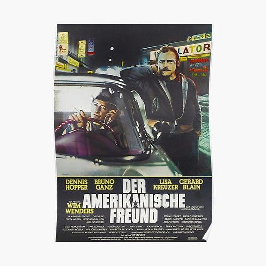 The american friend 1977 (der amerikanische freund) classic vintage film Premium Matte Vertical Poster