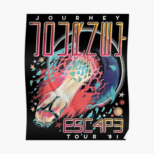 Discover Escape Tour 81 Journey Premium Matte Vertical Poster