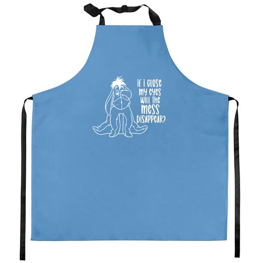 Eeyore close my eyes Disney unisex Kitchen Aprons
