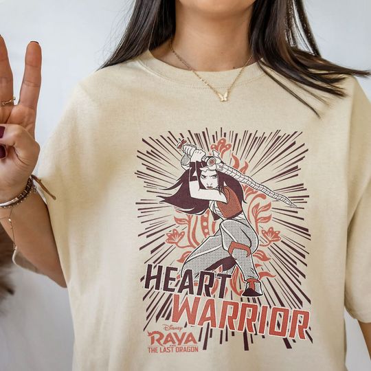 Disney Raya And The Last Dragon Raya Heart Warrior Premium T-Shirt, Disney Princess Raya Shirt