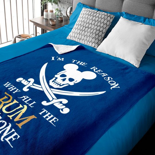 I'm the reason why the Rum is gone Baby Blankets | Disney vacation disney Baby Blankets