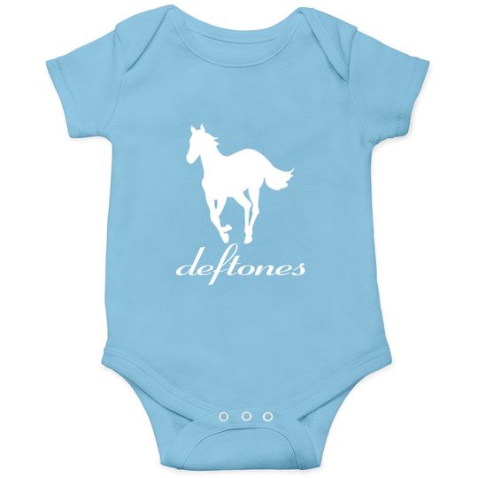Vintage Deftone White Pony Onesies