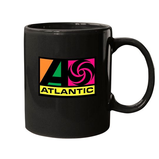 Atlantic Records Record Label Music Studios Musician Band Logo Mugs