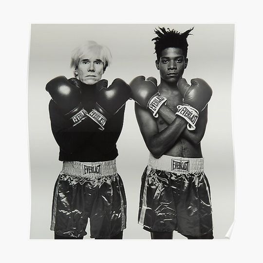 Discover vintage Andy Warhol and J Michel poster Premium Matte Vertical Poster