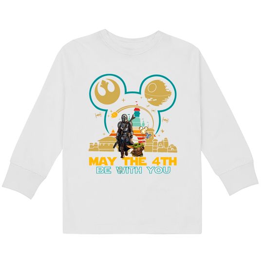 Disney Star Wars Kids Long Sleeve T-Shirts, May the fourth Be with you Star wars Kids Long Sleeve T-Shirts