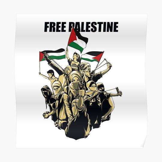 Discover Free Palestine Premium Matte Vertical Poster