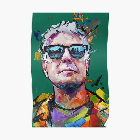 artist anthony bourdain Premium Matte Vertical Poster