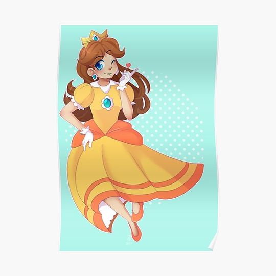 Princess Daisy Premium Matte Vertical Poster