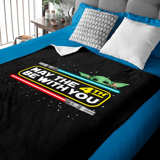 May The 4th Be With You Baby Blankets, Disney Star Wars Baby Blankets