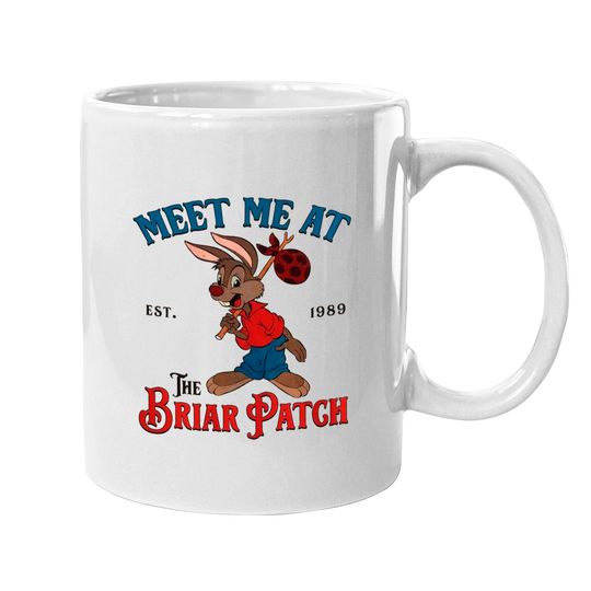 Disney Splash Mountain Vintage Mugs, Meet Me At The Briar Patch Mugs