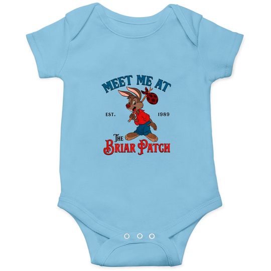 Disney Splash Mountain Vintage Onesies, Meet Me At The Briar Patch Onesies