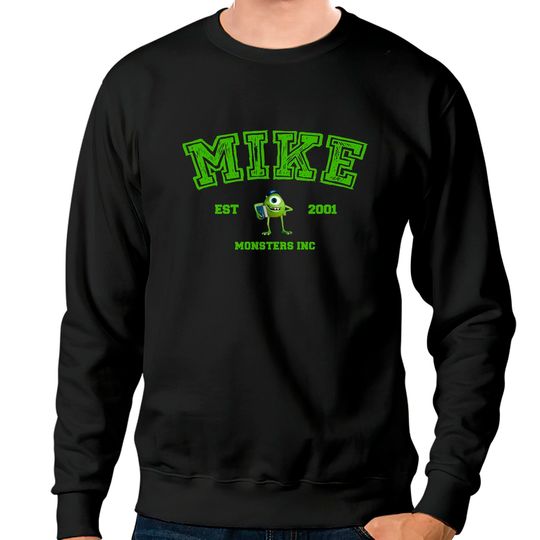 Comfort Colors Mike Wazowski Sweatshirts, Disney