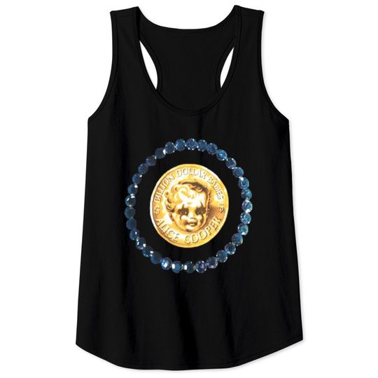 Vintage Alice Cooper Tank Tops Billion Dollar Babies Rock Tank Tops