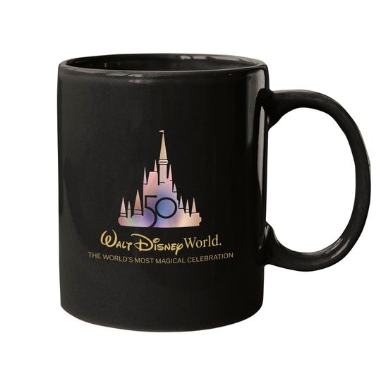 Disneyworld 50th Hooded Mugs Disneyland Vacation 2022, Family Matching Trip, 50 Year Magic Kingdom