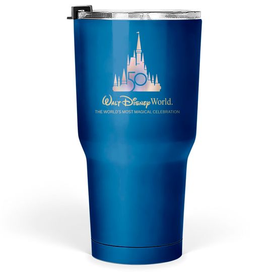 Disneyworld 50th Hooded Tumblers 30 oz Disneyland Vacation 2022, Family Matching Trip, 50 Year Magic Kingdom