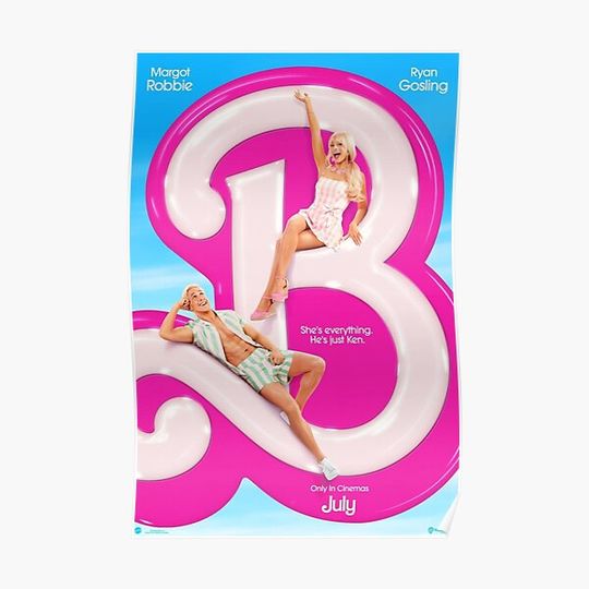 Barbie movie  Poster 2023 Premium Matte Vertical Poster