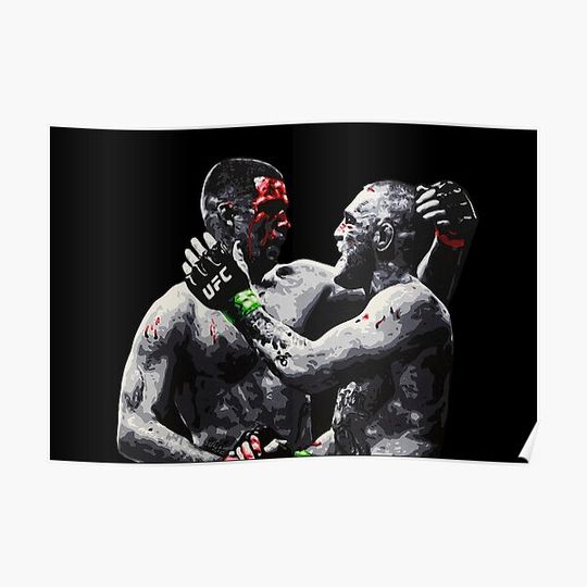 Discover Conor McGregor And Nate Diaz Premium Matte Vertical Poster