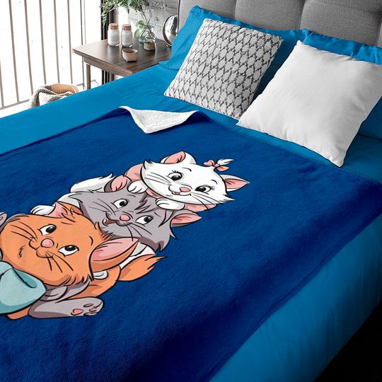 Disney The Aristocats Cats Baby Blankets, Marie Aristocats Baby Blankets, Magic Kingdom