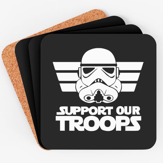 Support The Troops Coasters, Star Wars Coasters, Star Wars Coasters, Disney Star Wars Coasters