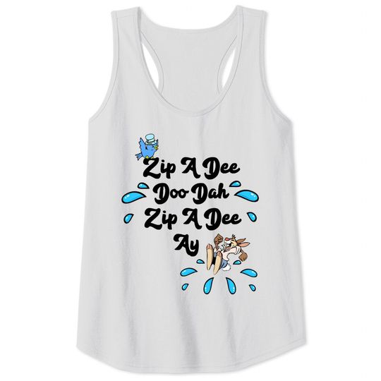 Disney Splash Mountain Zip A Dee Doo Dah Vintage Tank Tops, Magic Kingdom WDW Holiday Tank Tops