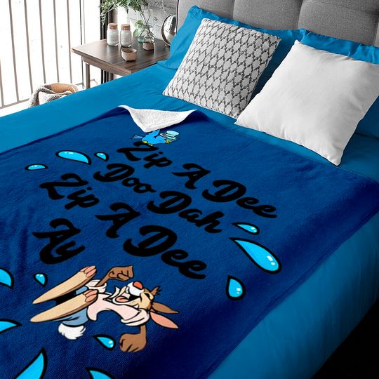 Disney Splash Mountain Zip A Dee Doo Dah Vintage Baby Blankets, Magic Kingdom WDW Holiday Baby Blankets