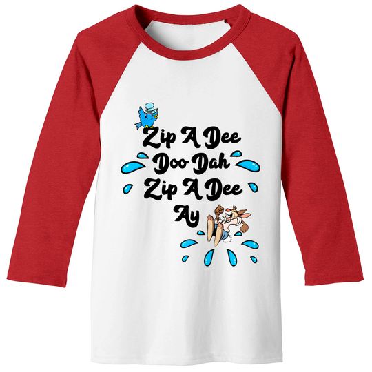 Disney Splash Mountain Zip A Dee Doo Dah Vintage Baseball Tees, Magic Kingdom WDW Holiday Baseball Tees