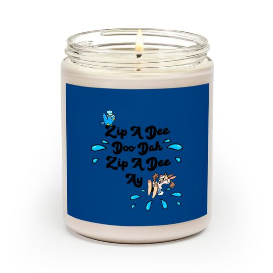 Disney Splash Mountain Zip A Dee Doo Dah Vintage Scented Candles, Magic Kingdom WDW Holiday Scented Candles