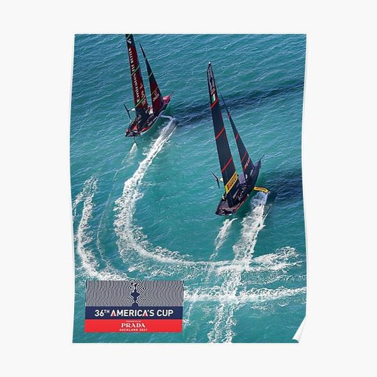 Discover America's Cup 36 Poster Premium Matte Vertical Poster