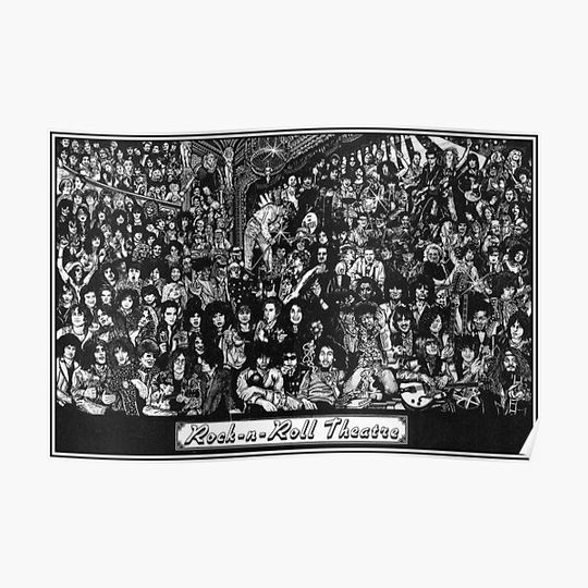 Rock & Roll Theatre Premium Matte  Poster