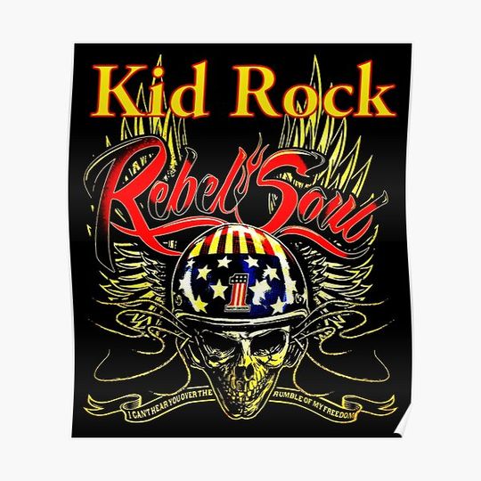 obert James Ritchie better known as Kid Rock is amazing Premium Matte Vertical Poster
