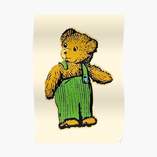 Corduroy bear Premium Matte Vertical Poster