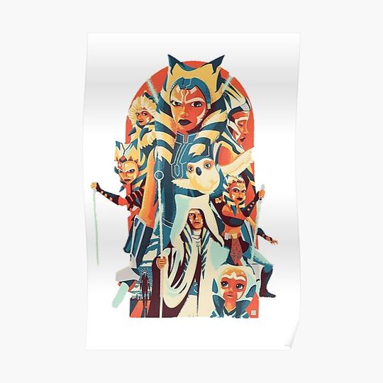 ahsoka tano Premium Matte Vertical Poster