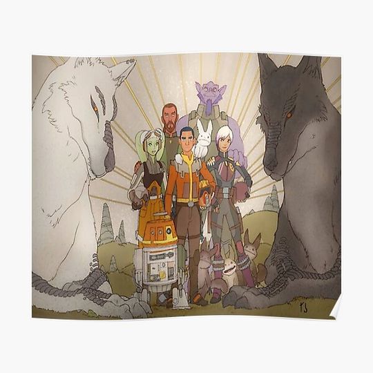 Discover Spectres Mural Full Premium Matte Vertical Poster